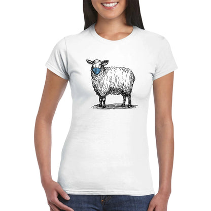Masked Sheep Anti Face Mask Women's T-Shirt