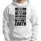 Net Zero Emissions Will Make Net Zero Difference Hoodie Wide Awake Clothing