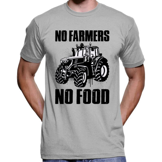 No Farmers No Food T-Shirt Wide Awake Clothing