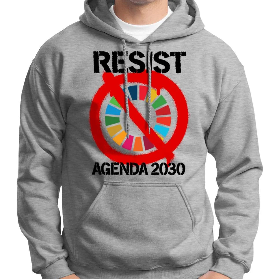 Resist Agenda 2030 Hoodie Wide Awake Clothing
