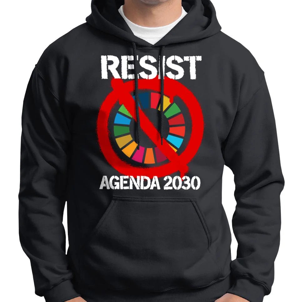 Resist Agenda 2030 Hoodie Wide Awake Clothing