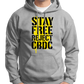 Stay Free, Reject CBDC Graffiti Hoodie Wide Awake Clothing