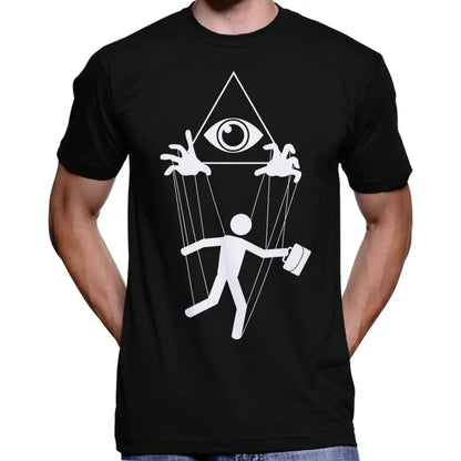 All Seeing Eye Puppet Master Anti Illuminati T-Shirt Wide Awake Clothing