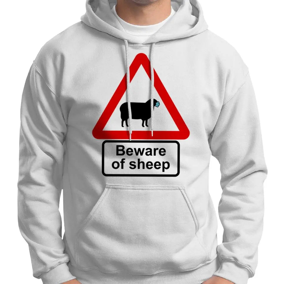 Beware Of Sheep Anti Face Mask Hoodie Wide Awake Clothing
