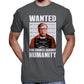 Anti Bill Gates Wanted Poster T-Shirt Wide Awake Clothing