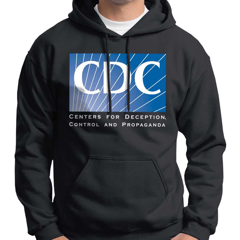 CDC "Centers For Deception, Control & Propaganda" Hoodie Wide Awake Clothing