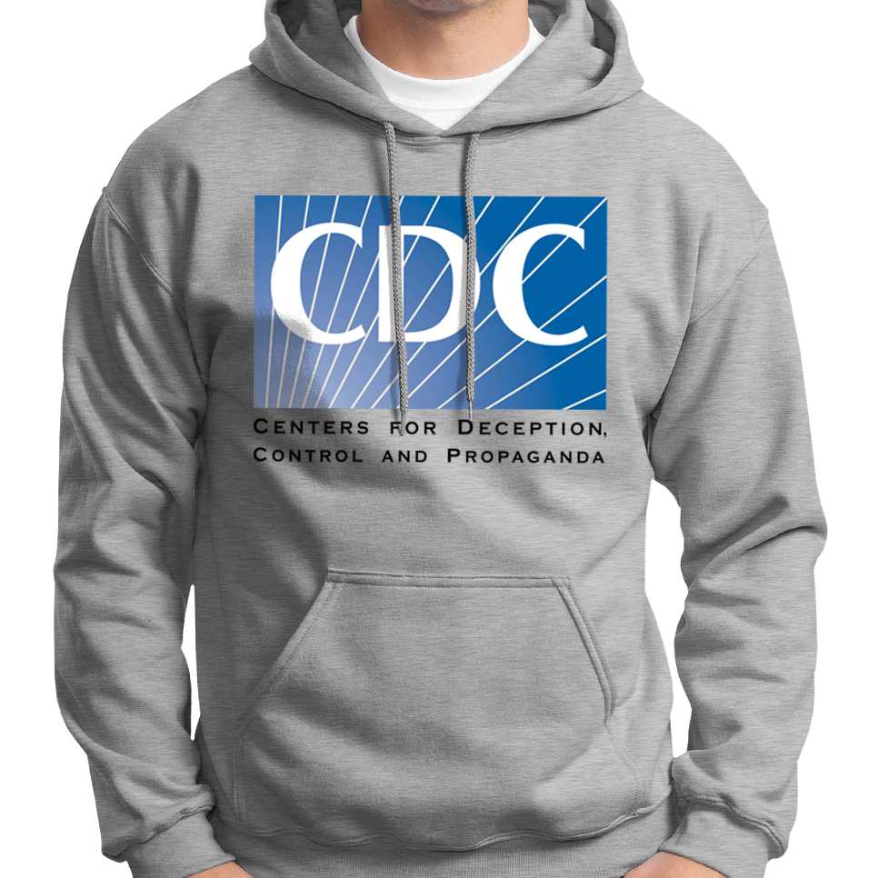 CDC "Centers For Deception, Control & Propaganda" Hoodie Wide Awake Clothing