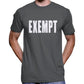 "Exempt" Anti Face Mask Covid Vaccine T-Shirt Wide Awake Clothing