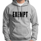 "Exempt" Anti Face Mask Covid Vaccine Hoodie Wide Awake Clothing