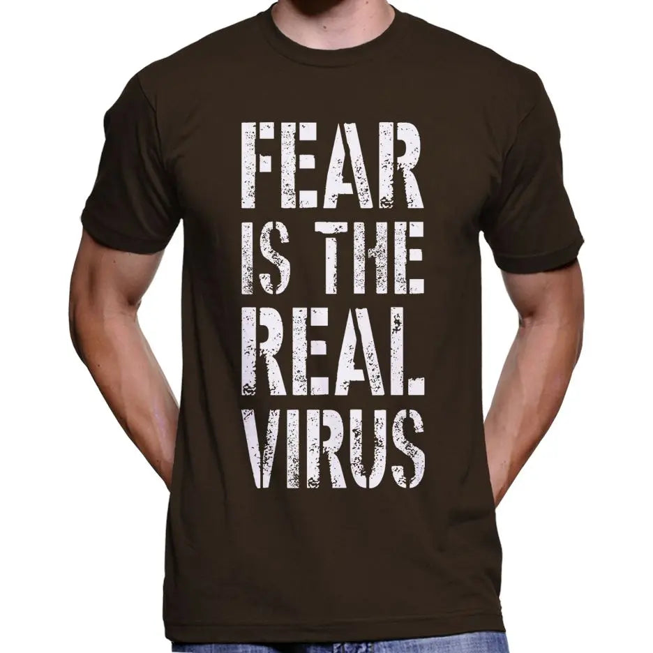 "Fear Is The Real Virus" T-Shirt Wide Awake Clothing