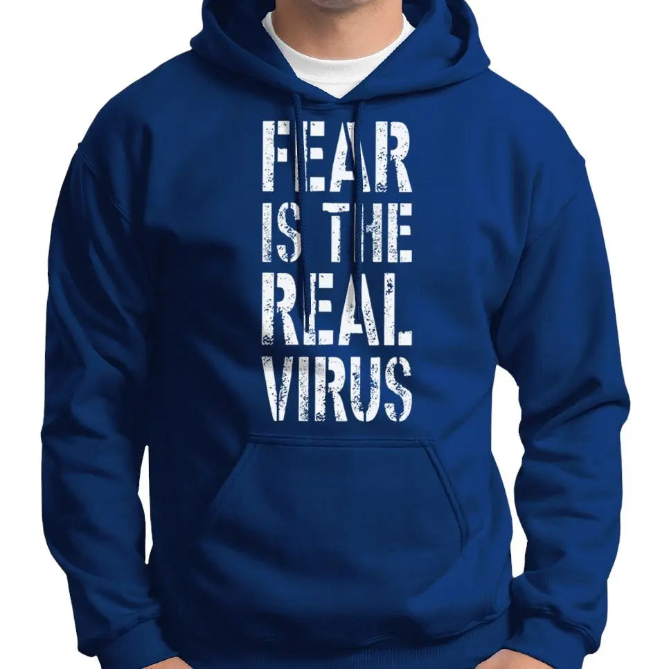 "Fear Is The Real Virus" Hoodie Wide Awake Clothing