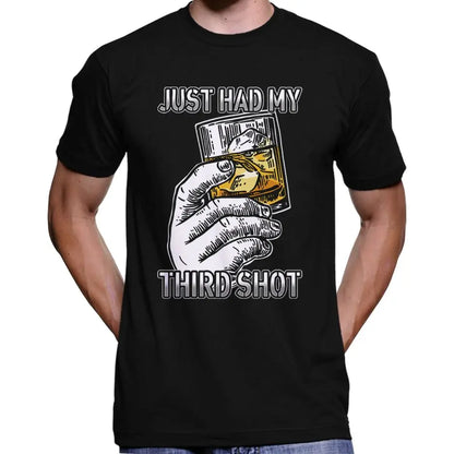 "Just Had My Third Shot" Anti Covid Vaccine T-Shirt Wide Awake Clothing