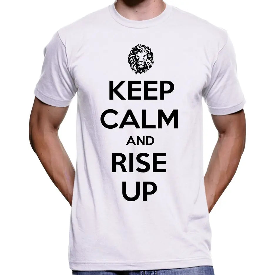 "Keep Calm And Rise Up" T-Shirt Wide Awake Clothing