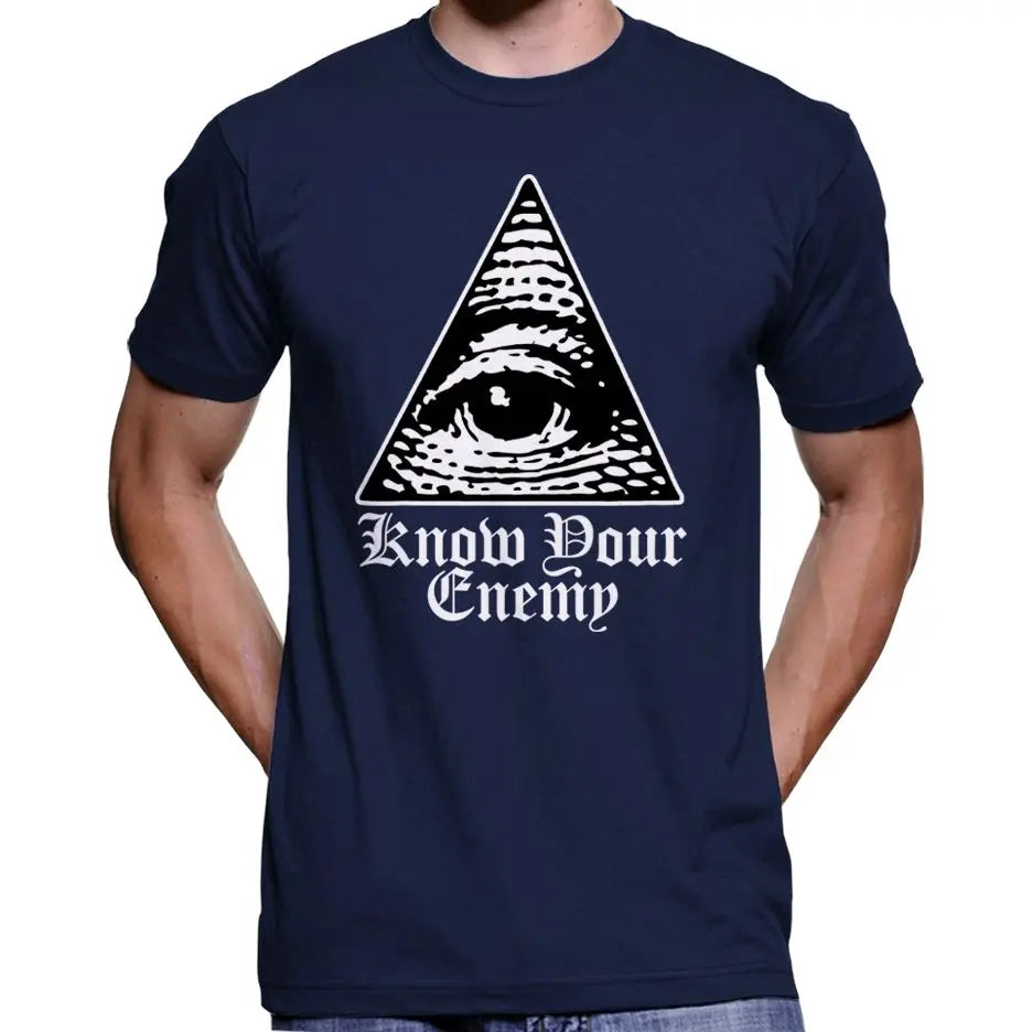 "Know Your Enemy" Anti Illuminati All Seeing Eye T-Shirt Wide Awake Clothing