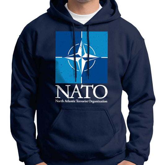 NATO "North Atlantic Terrorist Organization" Hoodie Wide Awake Clothing