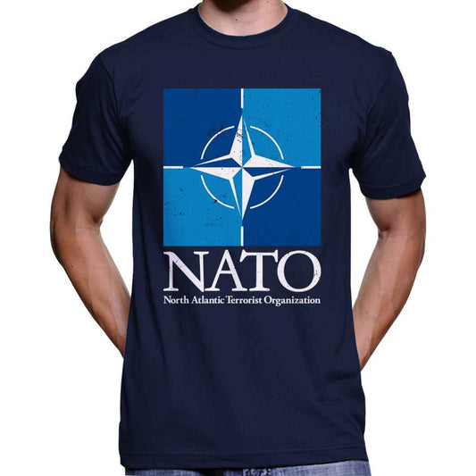 NATO "North Atlantic Terrorist Organization" T-Shirt Wide Awake Clothing