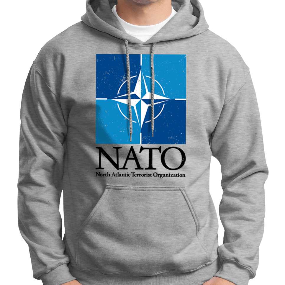 NATO "North Atlantic Terrorist Organization" Hoodie Wide Awake Clothing