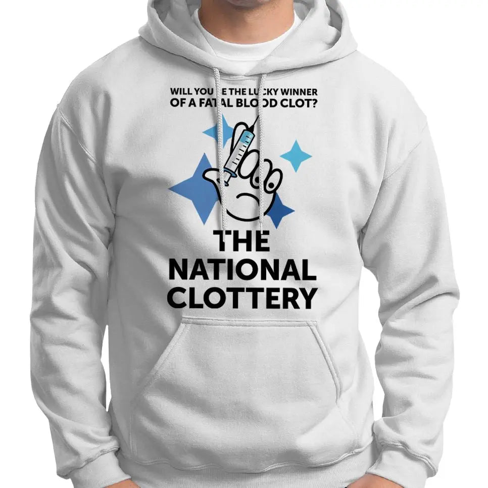 The National Clottery Anti Vaccine Hoodie Wide Awake Clothing