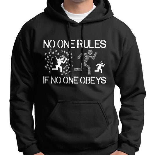 No One Rules If No One Obeys Hoodie Wide Awake Clothing