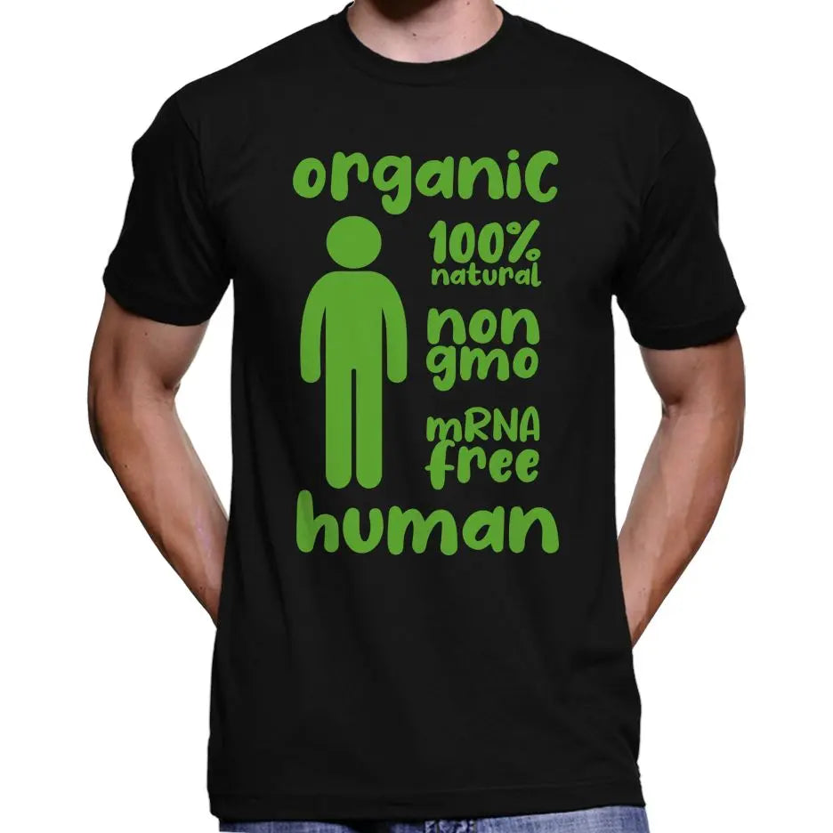 "Organic Human" Anti Covid Vaccine T-Shirt Wide Awake Clothing