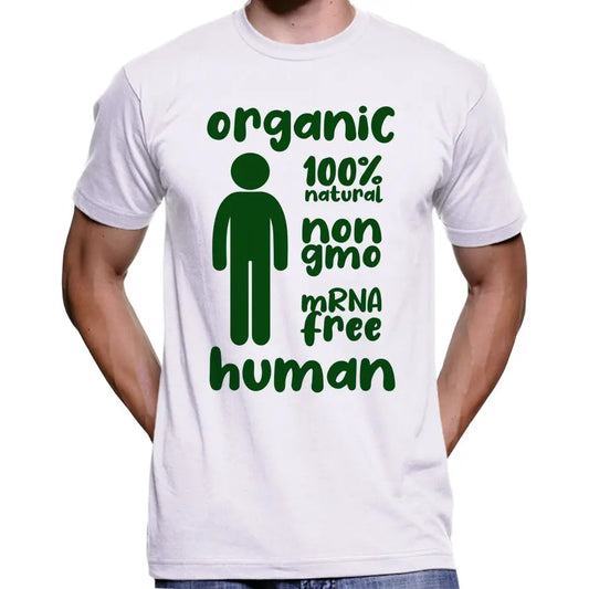 "Organic Human" Anti Covid Vaccine T-Shirt Wide Awake Clothing