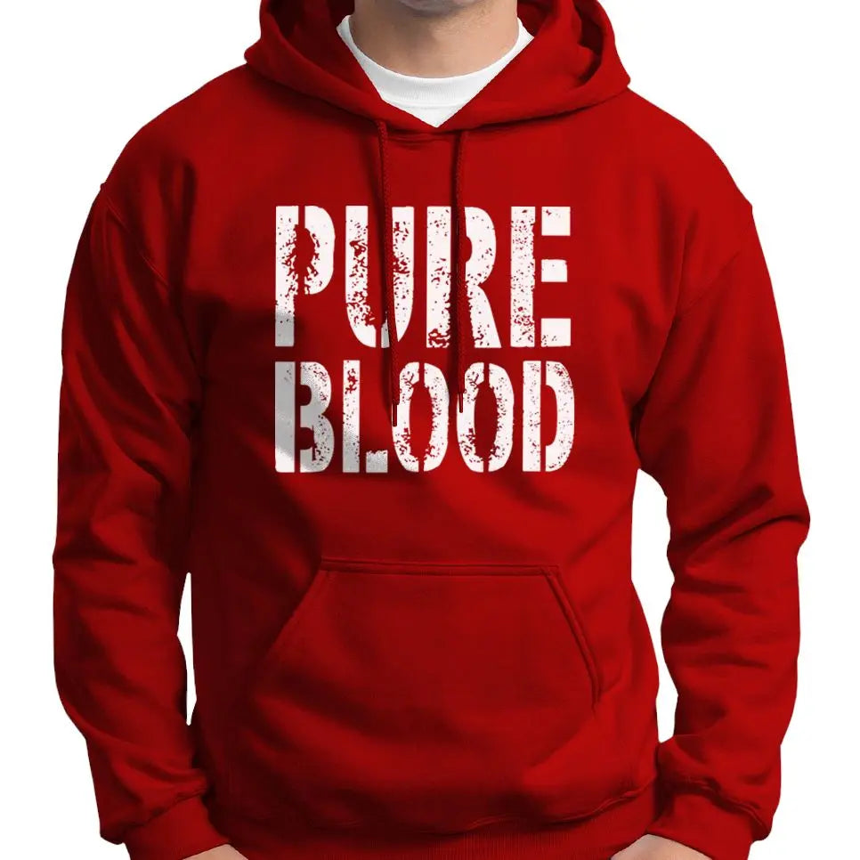 "Pure Blood" Anti Covid Vaccine Hoodie Wide Awake Clothing