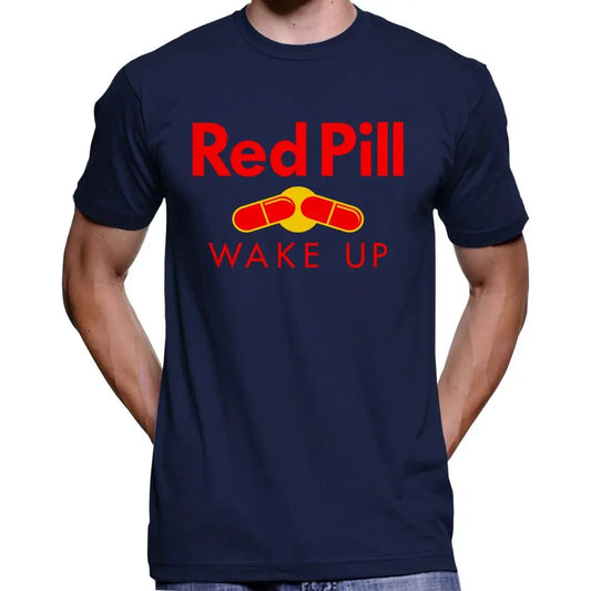 "Red Pill" Red Bull Parody T-Shirt Wide Awake Clothing