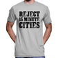 "Reject 15 Minute Cities" T-Shirt Wide Awake Clothing