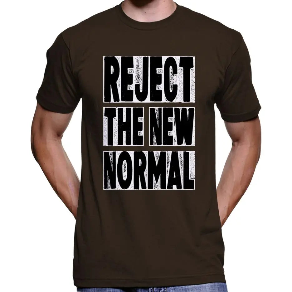 Reject The New Normal Anti-Lockdown T-Shirt Wide Awake Clothing
