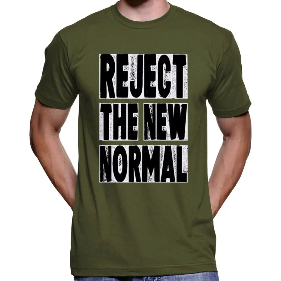 Reject The New Normal Anti-Lockdown T-Shirt Wide Awake Clothing