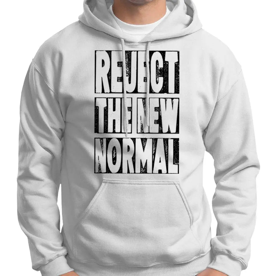 Reject The New Normal Anti-Lockdown Hoodie Wide Awake Clothing