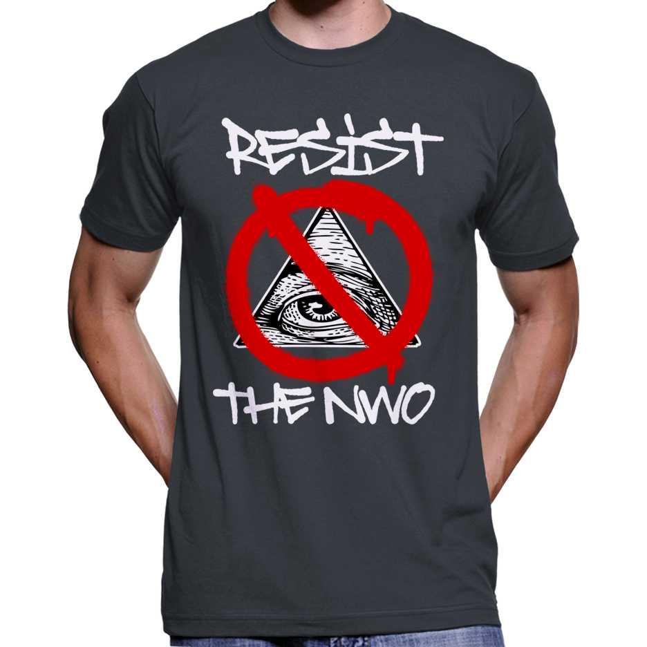 Resist The New World Order T-Shirt Wide Awake Clothing