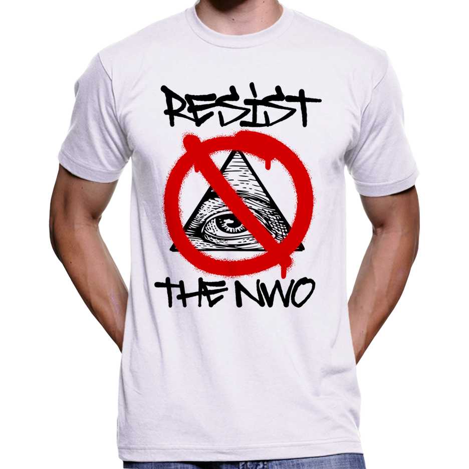 Resist The New World Order T-Shirt Wide Awake Clothing