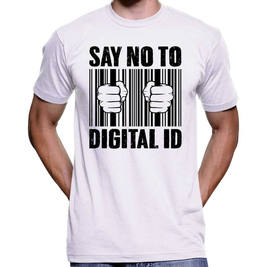 Say No To Digital ID T-Shirt Wide Awake Clothing