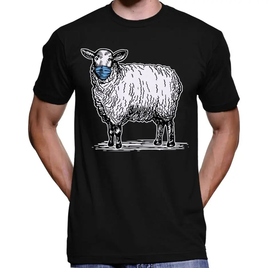 Masked Sheep Anti Face Mask T-Shirt Wide Awake Clothing
