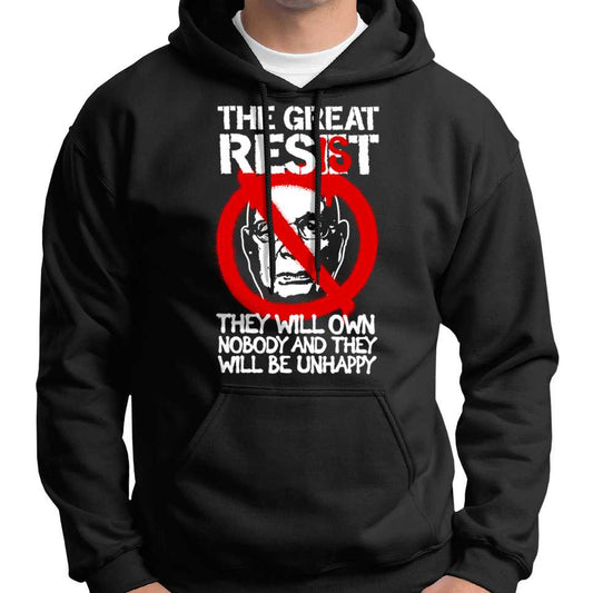 The Great Resist: "They Will Own Nobody..." Hoodie Wide Awake Clothing