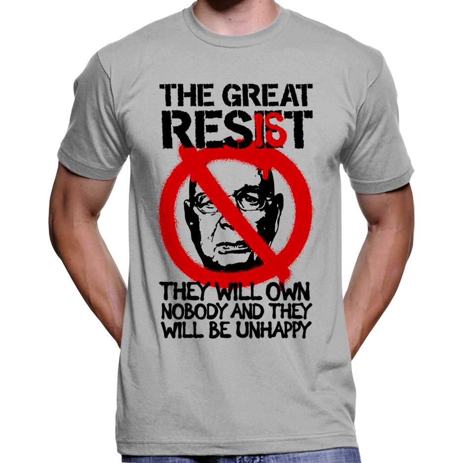 The Great Resist: "They Will Own Nobody..." T-Shirt Wide Awake Clothing