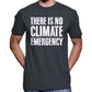 There Is No Climate Emergency T-Shirt Wide Awake Clothing