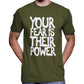 "Your Fear Is Their Power" Graffiti T-Shirt Wide Awake Clothing